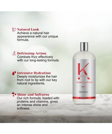 Keralove Keratin Protein Smoothing Lotion Treatment 33.8 oz | Best Hair Smoothing & Repair Complex | Made in USA - Buy Online on GoSupps.com
