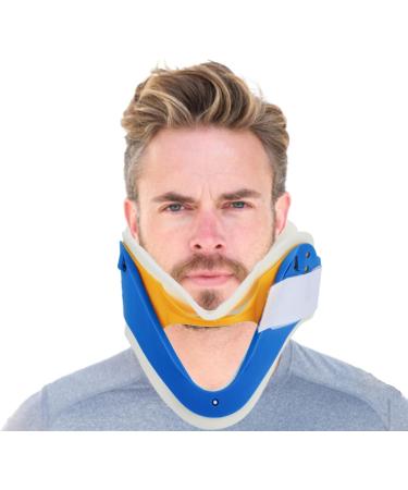 Neck Brace Cervical Traction - Adjustable Support for Spine Correction & Recovery | Protect Your Neck with Soft Cervical Care - Buy Online on GoSupps.com