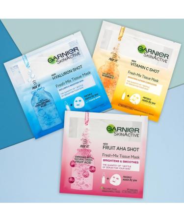 Garnier Fresh-Mix Vitamin C Brightening Tissue Face Sheet Mask 33g - Buy Online on GoSupps.com