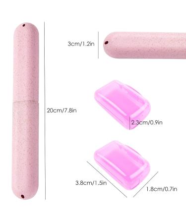 Set of 14 Toothbrush Cover Cases - SourceTon Travel Toothbrush Case for Home, Office, Camping & School - Buy Online on GoSupps.com