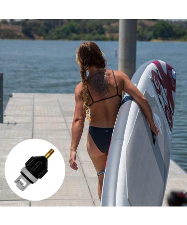 Abrazo SUP Electric Pump Adapter - Fast Inflation Schrader Valve for SUPs, Boats, Kayaks | Works with Electric & Bike Pumps - Buy Online on GoSupps.com