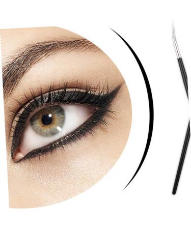 WOONEKY 6pcs Eye Makeup Brush Liner Brush for Eyes Eye Liner Brush Bent Liner Brush Cosmetic Tools - Buy Online on GoSupps.com