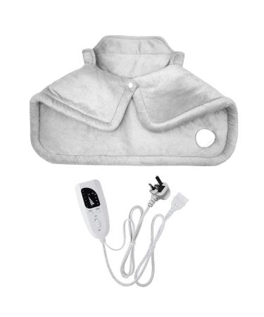 58x42cm electrical heat pillow with 6 adjustable heat settings and 4 timer setting for the back of the shoulder neck EU plug