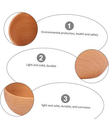 Zerodeko Wooden Bowl Salad Bowl Chip Container Christmas The Kitchen Bowl Food Bowl Dessert - Buy Online on GoSupps.com