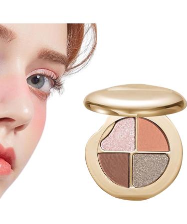 Eyeshadow Palette 4-in-1 Eyeshadow Palette for Eyes and Cheeks - Shiny Blusher Suitable for Teens and Mature Skin - Buy Online on GoSupps.com