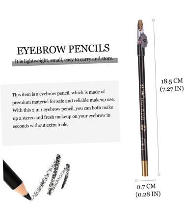 Amosfun 16 pcs pencil sharpener eyebrow pencil brow pencil makeup eyebrow Makeup Accessories tool 1 count (Pack of 1) Blackx2pcs - Buy Online on GoSupps.com