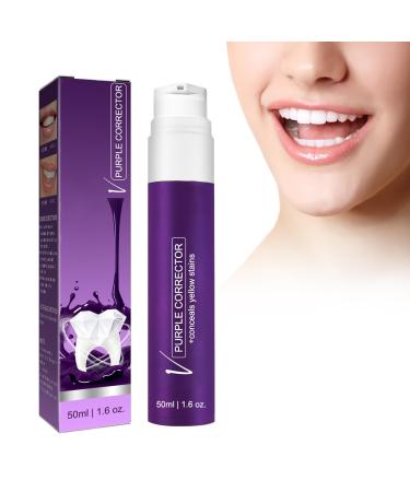 Lila toothpaste for bright white teeth 50 ml tooth whitening toothpaste repair toothpaire toothpasta corrector v34 color correction removal of stains coffee smoking yellow teeth