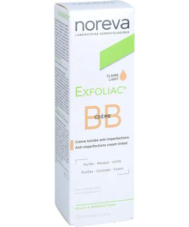 Noreva Exfoliac Tinted BB Cream Light - Hydrating Anti-Acne Face Cream for All Skin Types | Fast International Shipping - Buy Online on GoSupps.com