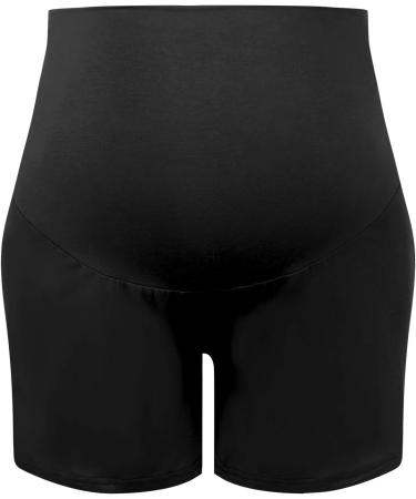 Amorbella Maternity Yoga Shorts - XXL Black | Pregnancy Lounge Wear - Buy Online on GoSupps.com