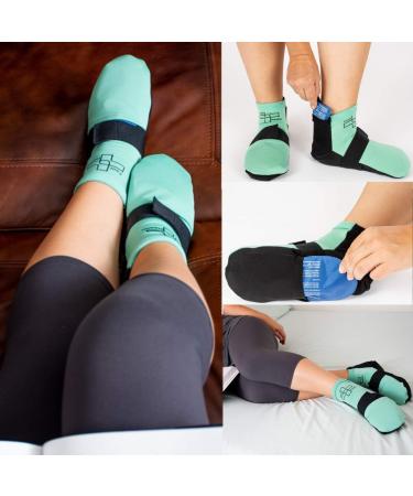 Cold/Hot Therapy Socks with 6 Gel Packs | Compression Strap Plantar Fasciitis Relief | Arch Support & Foot Pain Relief | Neuropathy, Achilles | Storage Bag | Small/Medium - 1 Pair - Buy Online on GoSupps.com