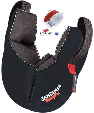 SANDINI SleepFix Kids Outlast Child Neck Pillow with Support Function | Temperature Regulation for Car/Bike/Travel | Prevent Head Tilting | Black - Buy Online on GoSupps.com