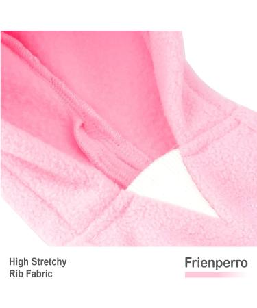 Frienperro Easter Rabbit Dog Costume - Pink XXS Cotton Hoodie for Small Dogs & Puppies - Buy Online on GoSupps.com