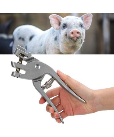 Handling Supplies Livestock Pig Punch Marking Ear Canal Pliers for Animals Distinguish Farm Tool Farm Animal Identify Tool Stainless Steel - Buy Online on GoSupps.com