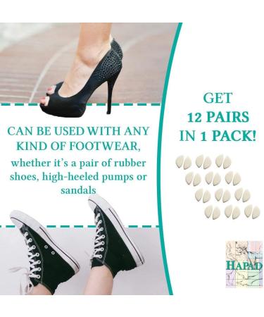 Hapad Scaphoid Pads - Arch Support Insoles for Arch Pain Relief - Self-Adhesive Wool Felt Shoe Inserts 5/16 Inch Thick - Small (12 Pairs) - Buy Online on GoSupps.com