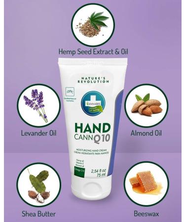 Buy HANDCANN Q10 Hemp Regenerating Hand Cream 75ml | Best International Shipping & Skin Care Solutions - Buy Online on GoSupps.com