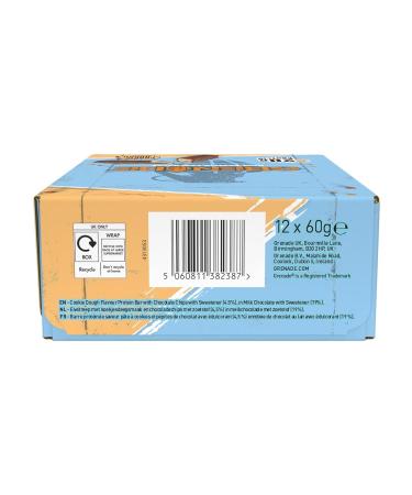 Grenade High Protein and Low Carb Bar Chocolate Chip Cookie Dough 12 x 60 g - Buy Online on GoSupps.com