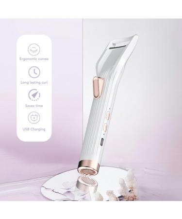 2 in 1 Rechargeable Heated Electric Lash Curler with Hair Dryer for Long Lasting Lifting Fits Most Eye Shapes - Buy Online on GoSupps.com
