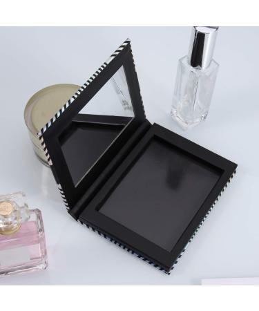 Frcolor Magnetic Make-Up Palette - Empty Case with Mirror for Eyeshadow & Rouge Powder | 14 x 10 cm | Ideal Makeup Storage Solution - Buy Online on GoSupps.com