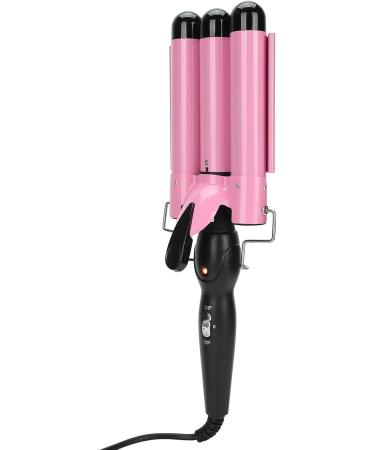 3 Barrel Curling Iron Wand Adjustable Hair Curler Waver Crimper 110V 240V Fast Heating Easy Temperature Adjustment Hair Styling Suitable for Wavy Hairstyles (28mm) - Buy Online on GoSupps.com