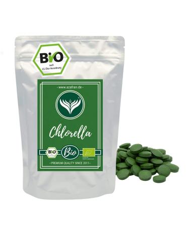 Azafran ORGANIC Chlorella Algae Tablets 500g 500 g (1 pack)