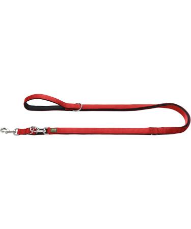 HUNTER NEOPRENE Adjustable Dog Leash 1.5 x 200 cm - Red/Black | Durable & Stylish International Shipping - Buy Online on GoSupps.com