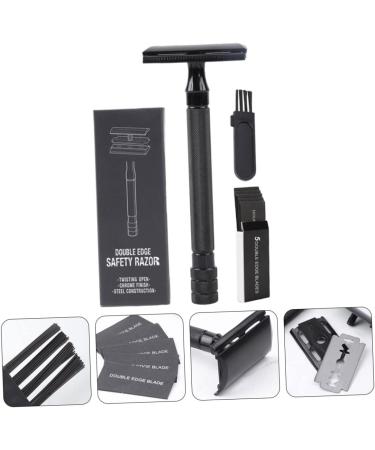 Minkissy Manual Razor Nose Hair Cutter & Mustache Trimmer | Stainless Steel Edge Razor Blades - Perfect Gift for Men - Buy Online on GoSupps.com