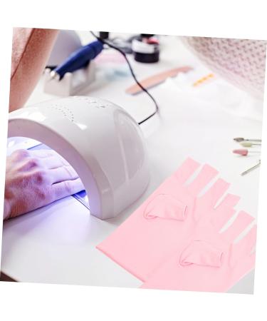 Beavorty 10 Pairs nail gloves pink gloves UV manicure gloves protective gloves UV gloves gloves UV protecting gloves manicure salon gloves polyester Miss Manicure tools protection - Buy Online on GoSupps.com