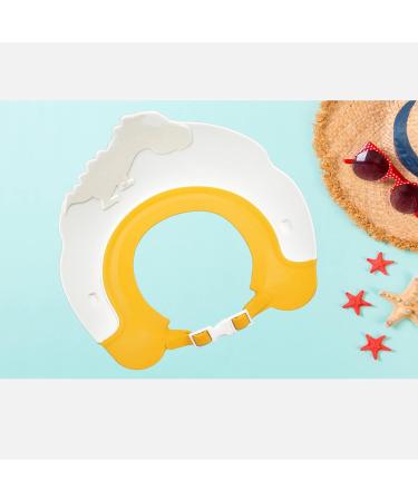 Baby Shower Cap - Yellow Toddler Bath Visor for Hair Washing Shield - Buy Online on GoSupps.com