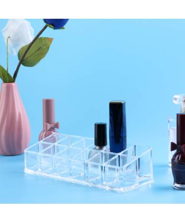 Beaupretty Acrylic Lipstick Organizer - 12 Slot Display Holder for Perfect Lipstick Storage | Cosmetic Makeup Compartment - Buy Online on GoSupps.com