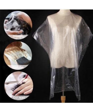 100pcs Disposable Capes Hair Salon - Waterproof Hair Cutting Capes for Barber Shop & Home Stylist - 63 x 51 in - Ideal for Hair Coloring & Perming - Buy Online on GoSupps.com