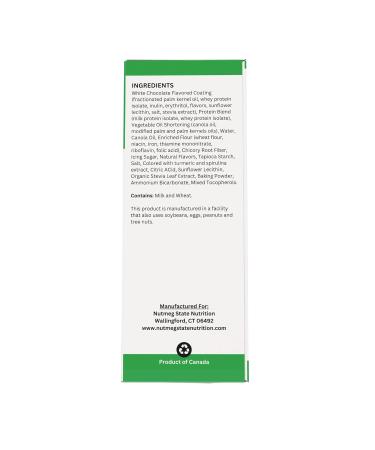 Nutmeg State Nutrition - High Protein Wafer Bars Protein Snack Bars Low Calories Low Sugar 7 Servings Per Box (1 Box (7 Servings) Key Lime) Key Lime 1 Count (Pack of 1) - Buy Online on GoSupps.com