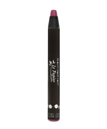 Beauty Made Easy: Vegan Matte Lipstick with Shea Butter - Mighty Matte Cerise | Plastic-Free Hydration - Buy Online on GoSupps.com