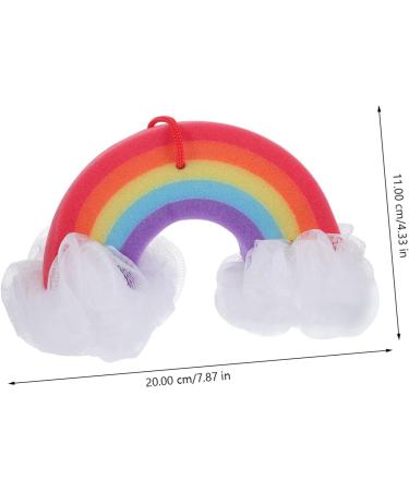 Beavorty 4 Pcs Rainbow Bath Exfoliating Loofah Sponge - Reusable Shower Accessories for Women - Buy Online on GoSupps.com