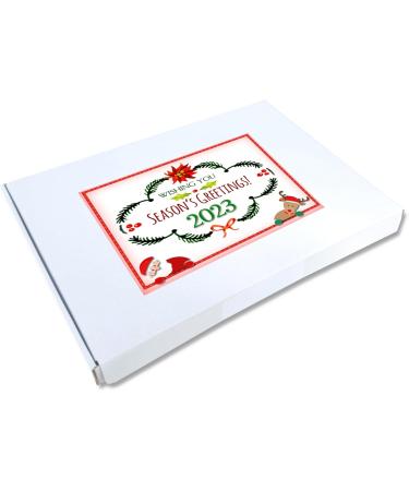 Personalised CHRISTMAS PALS Christmas Chocolate Selection Box Gift Hamper (Half Size A5/C5) - Buy Online on GoSupps.com