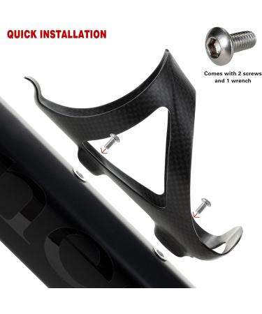 Ultra Light Hualong Bicycle Bottle Holder - Carbon MTBs & Racing Bikes - 2 Pack Only 22g - International Shipping - Buy Online on GoSupps.com