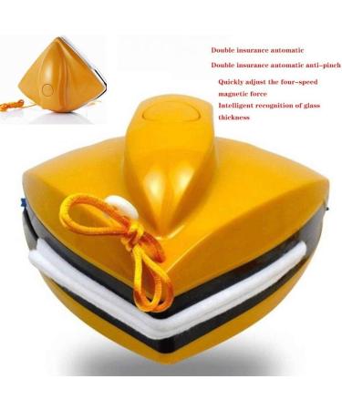 Double-Sided Magnetic Glass Wiper Cleaner 4 Gear Adjustable Magnetic Force for Double Glazed Windows Suitable for Home Office Car Glass 4-40 mm - Buy Online on GoSupps.com
