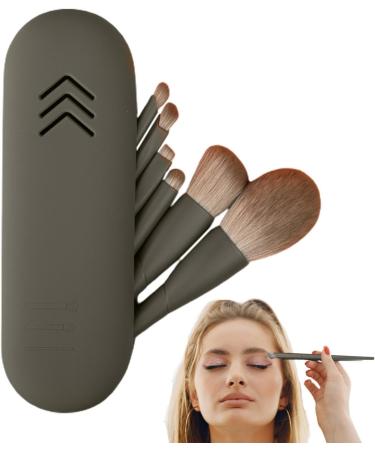 Makeup Brushes for Eye | Cosmetic Brush Kit for Face Foundation Brush Make up Brushes Set with Storage Bag for Women and Girls brown - Buy Online on GoSupps.com