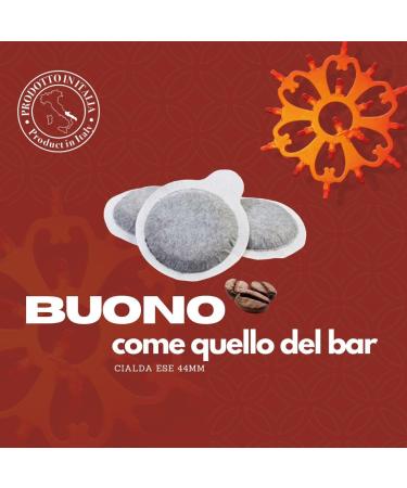 Caff Fatto a Sud 150 koffiecapsules Ese 44 Intenso Intenso verpakking met 150 capsules Italiaanse espresso Intenso rode mix - Buy Online on GoSupps.com