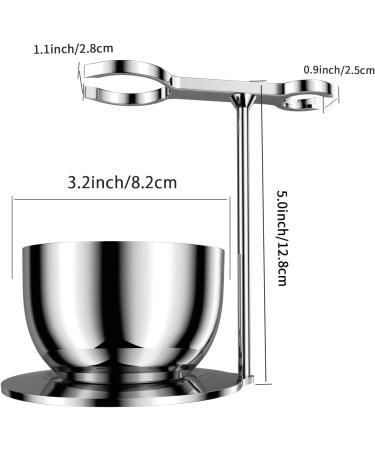 Eravor Luxurious 3-in-1 Stainless Steel Shaving Brush Set - Perfect Gift for Men Fathers & Husbands - Premium Synthetic Hair & Soap Shell - Buy Online on GoSupps.com