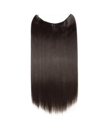 SEGO Invisible Wire Hair Part Extensions - Dark Brown 40/50 cm | Premium Hair Extensions for Effortless Style - Buy Online on GoSupps.com