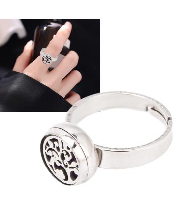Essential Oil Diffuser Finger Ring | Aromatherapy Stainless Steel - Stylish Open Design - Buy Online on GoSupps.com