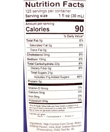 Carnival King Cotton Candy Snow Cone Syrup 128 Fl Oz - 1 Pack | Sweet Flavored Syrup for Snow Cones & Cotton Candy - Buy Online on GoSupps.com