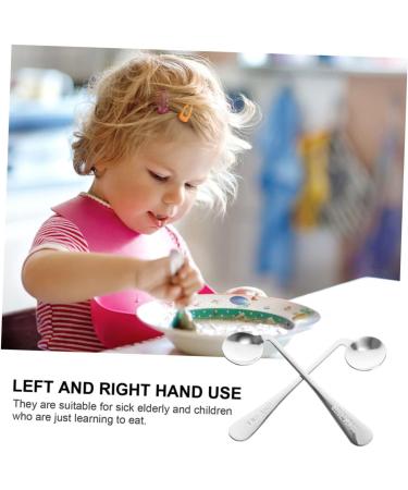 Premium Stainless Steel 2-Stick Tablespoon for Seniors & Children | Durable Inox Cutlery Mixer - Buy Online on GoSupps.com