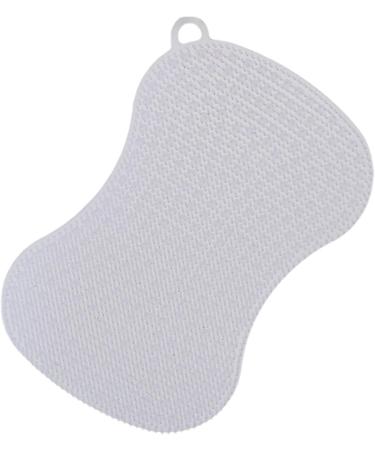 Besreey Silicone Sponges for Dishes Multipurpose Dishwashing Sponge with Silicone Brush | Quick-Drying Multi-Use Kitchen Sponge Kitchen Scrubber Pot Scrubber for Plates Dishes Pans White - Buy Online on GoSupps.com