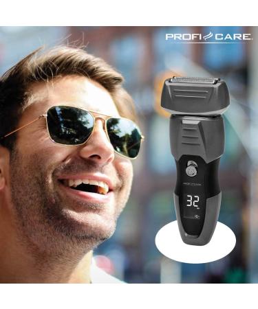 ProfiCare 330120 Pc-Hr 3012 Men's Razor | 3-Blade System | Black Men's Shaving Razor for Smooth Shave - International Shipping Available - Buy Online on GoSupps.com
