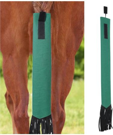 Tail Bag with Fringe Horse Tail Protector Guard Nonwoven Fabric Waterproof Breathable Horse Tail Bag (Green) - Buy Online on GoSupps.com
