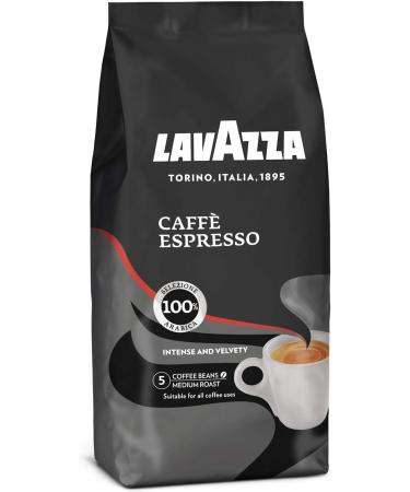 Lavazza Classic Italian Espresso Natural Bean Coffee Ideal for Espresso Machine with Floral Aromatic Notes 100% Arabic  - Buy Online on GoSupps.com