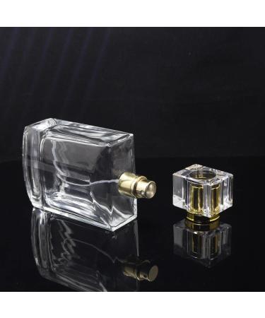 barenx 100ml Empty Glass Perfume Bottle - Refillable Rectangle Travel Gift - Coffee Fragrance - 12x6.7cm (3.4oz - Buy Online on GoSupps.com