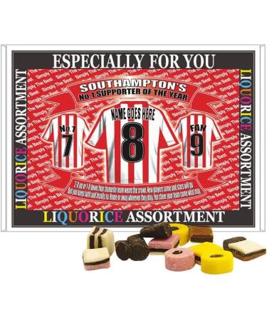 Southampton Football Shirt Personalised Gift Boxed Sweets Variety - Buy Online on GoSupps.com