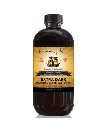 Sunny Isle Extra Dark Jamaican Black Castor Oil 8oz - PET Plastic Bottle | 100% Natural High Potency Treatment for Hair  Scalp - Buy Online on GoSupps.com